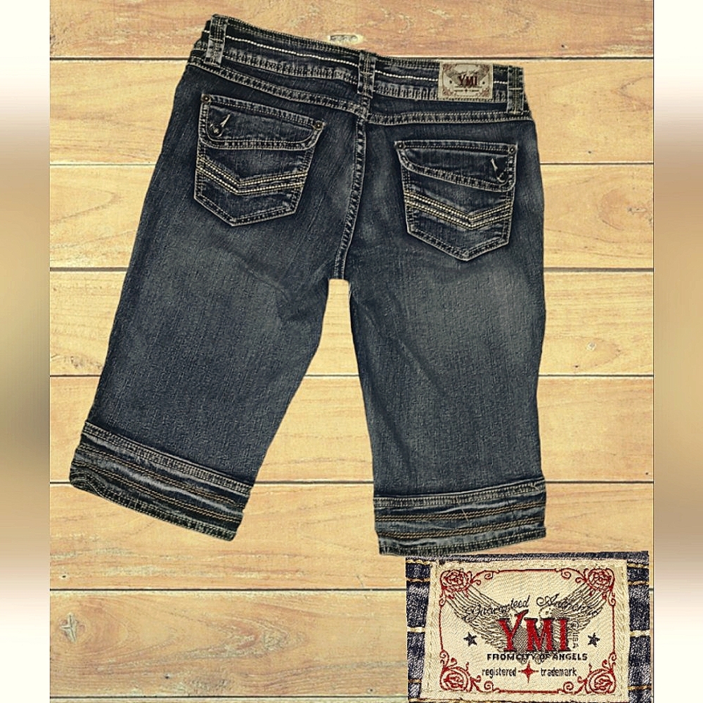 - YMI DENIM BERMUDA SHORTS